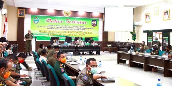 Satpol PP Sumut dan Kabupaten/Kota Teken Komitmen Bersama Laksanakan Fungsional Tanpa Sekat, Tegakkan Protokol Kesehatan